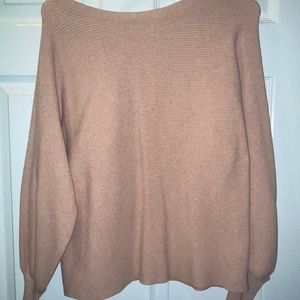 Off shoulder sweater